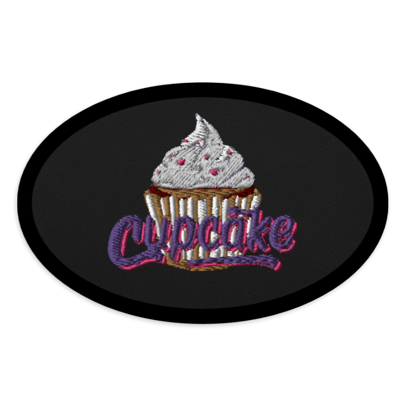 Cupcake Embroidered patch
