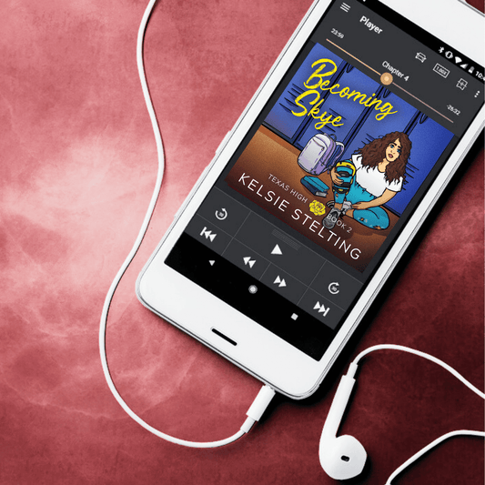 an audiobook copy of Becoming Skye by Kelsie Stelting