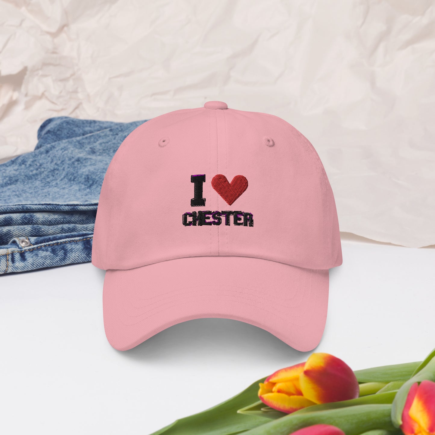 I <3 Chester Dad hat