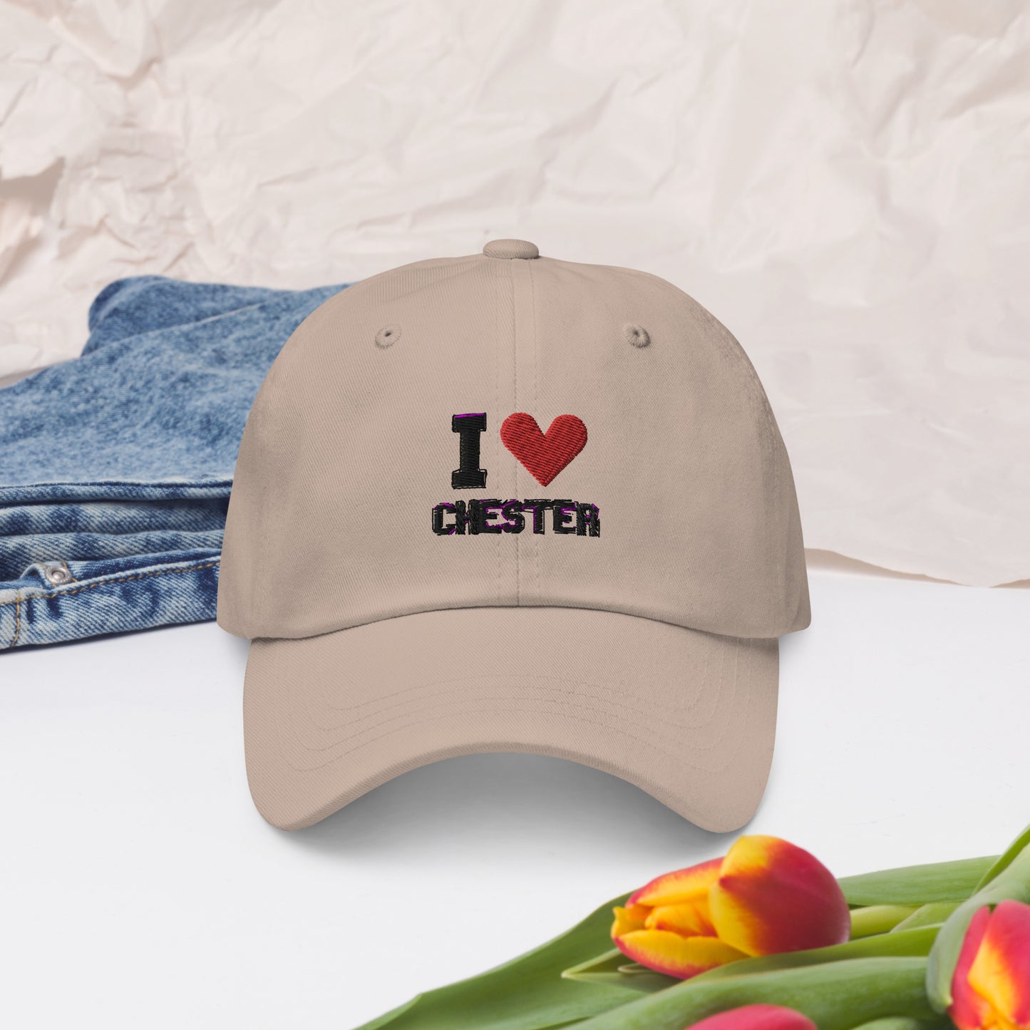 I <3 Chester Dad hat