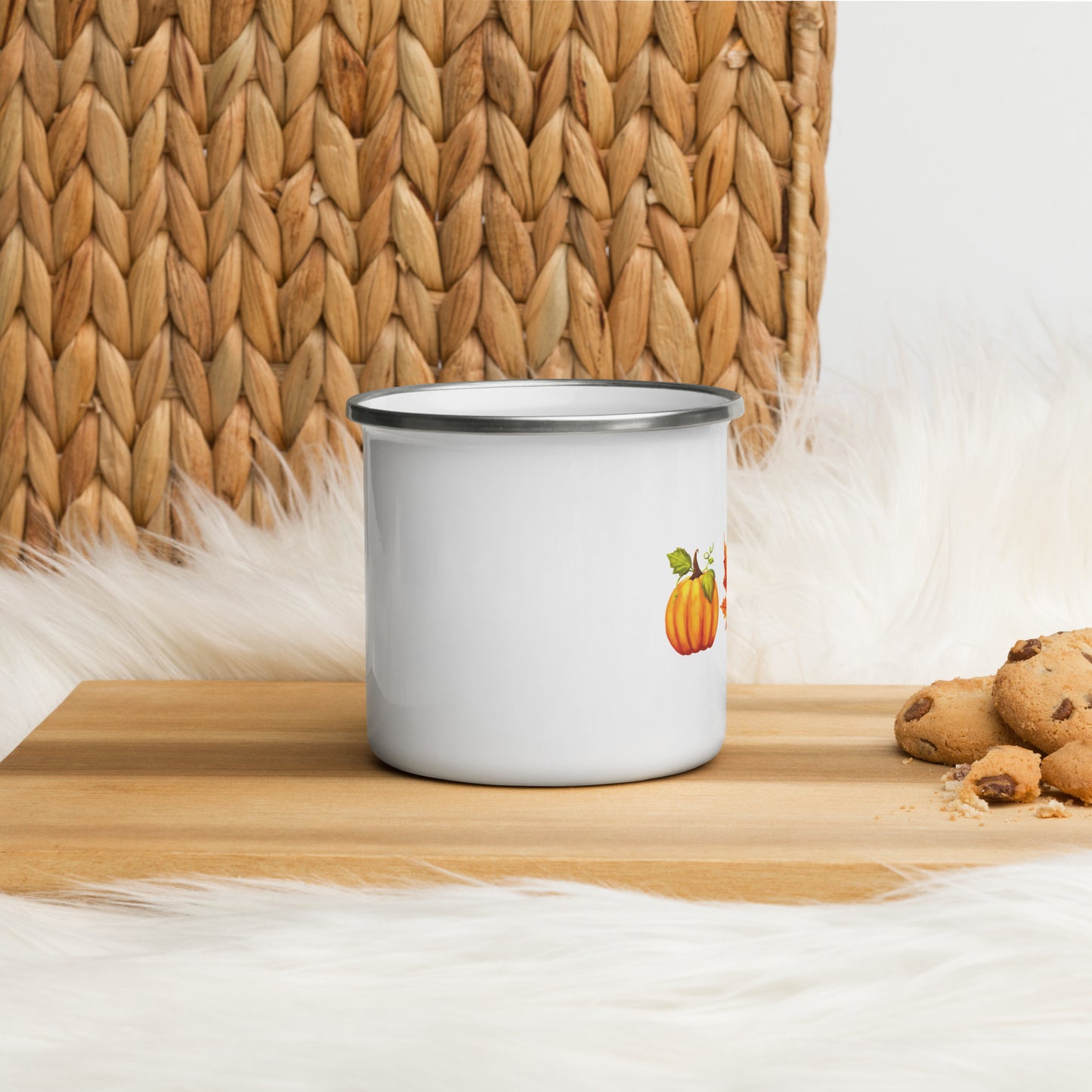 Fall Enamel Mug