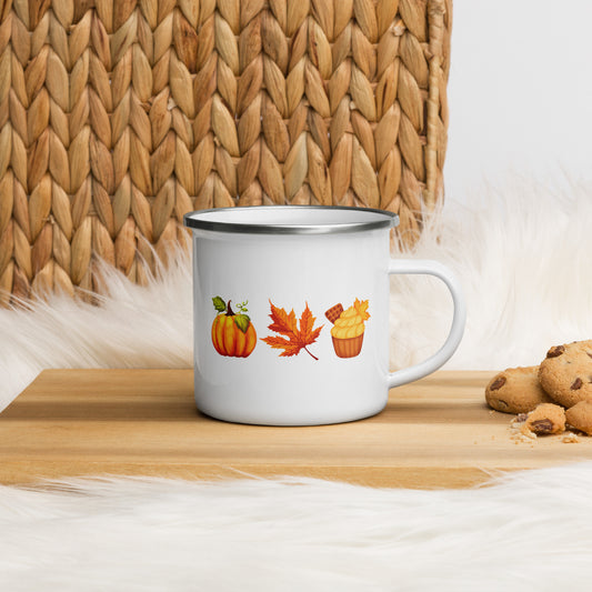 Fall Enamel Mug