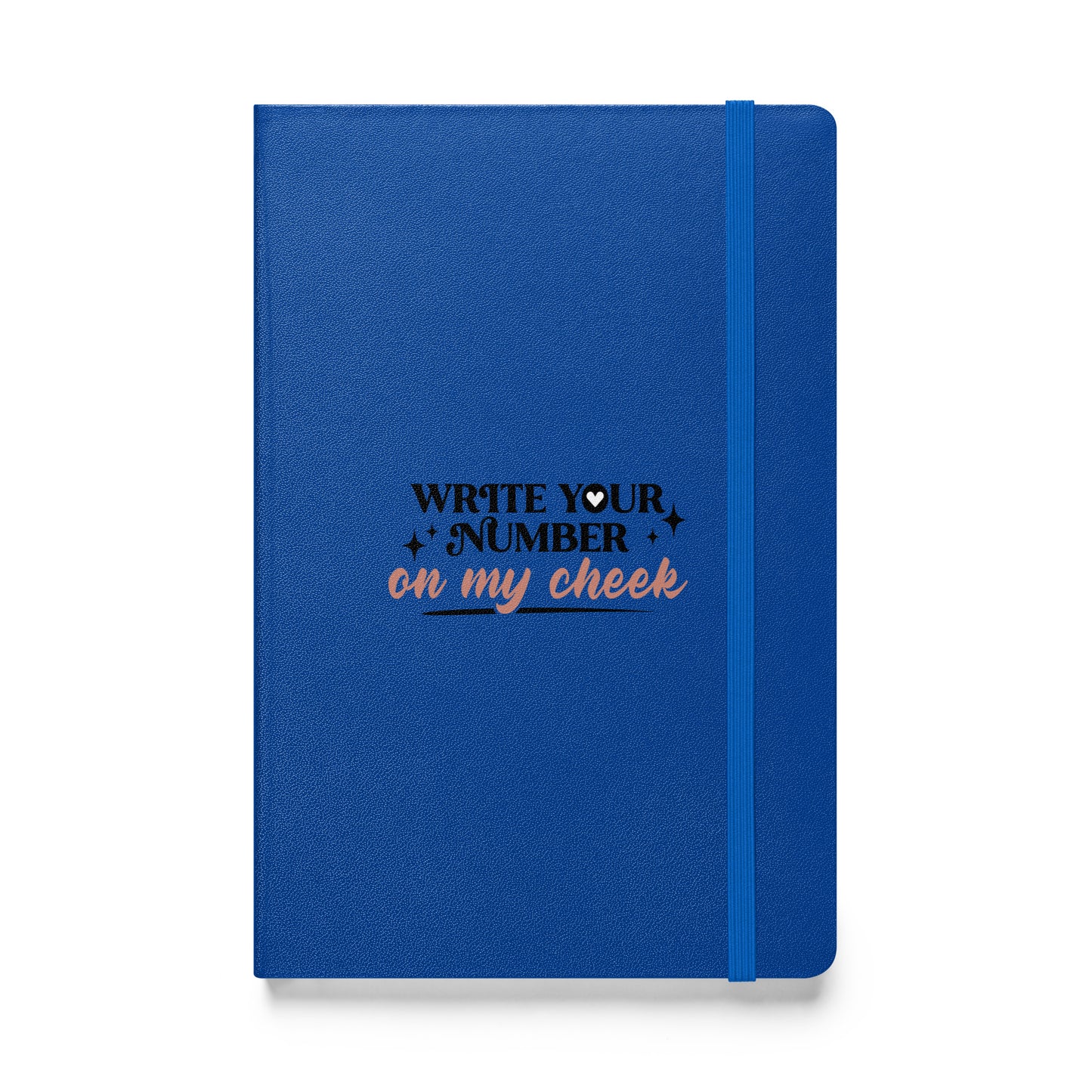 Write Your Number Hardcover bound notebook