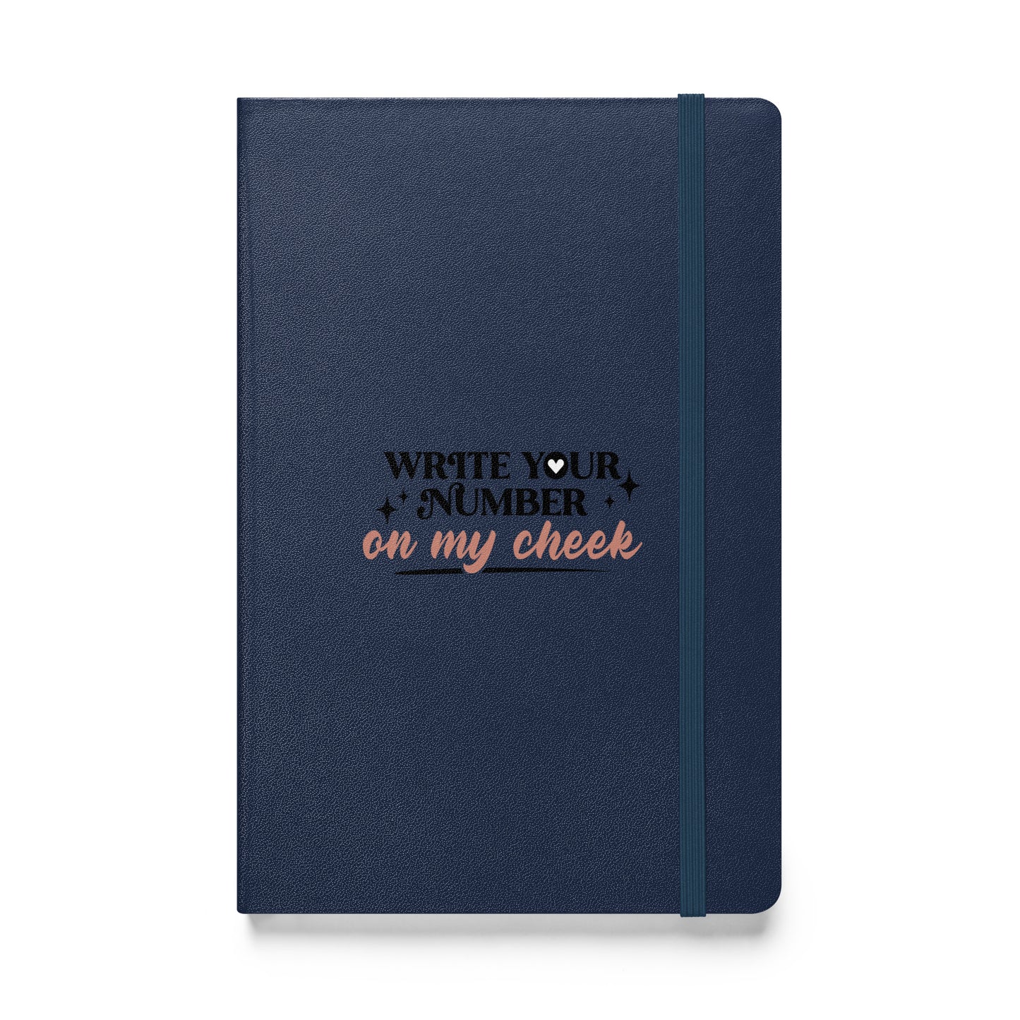 Write Your Number Hardcover bound notebook