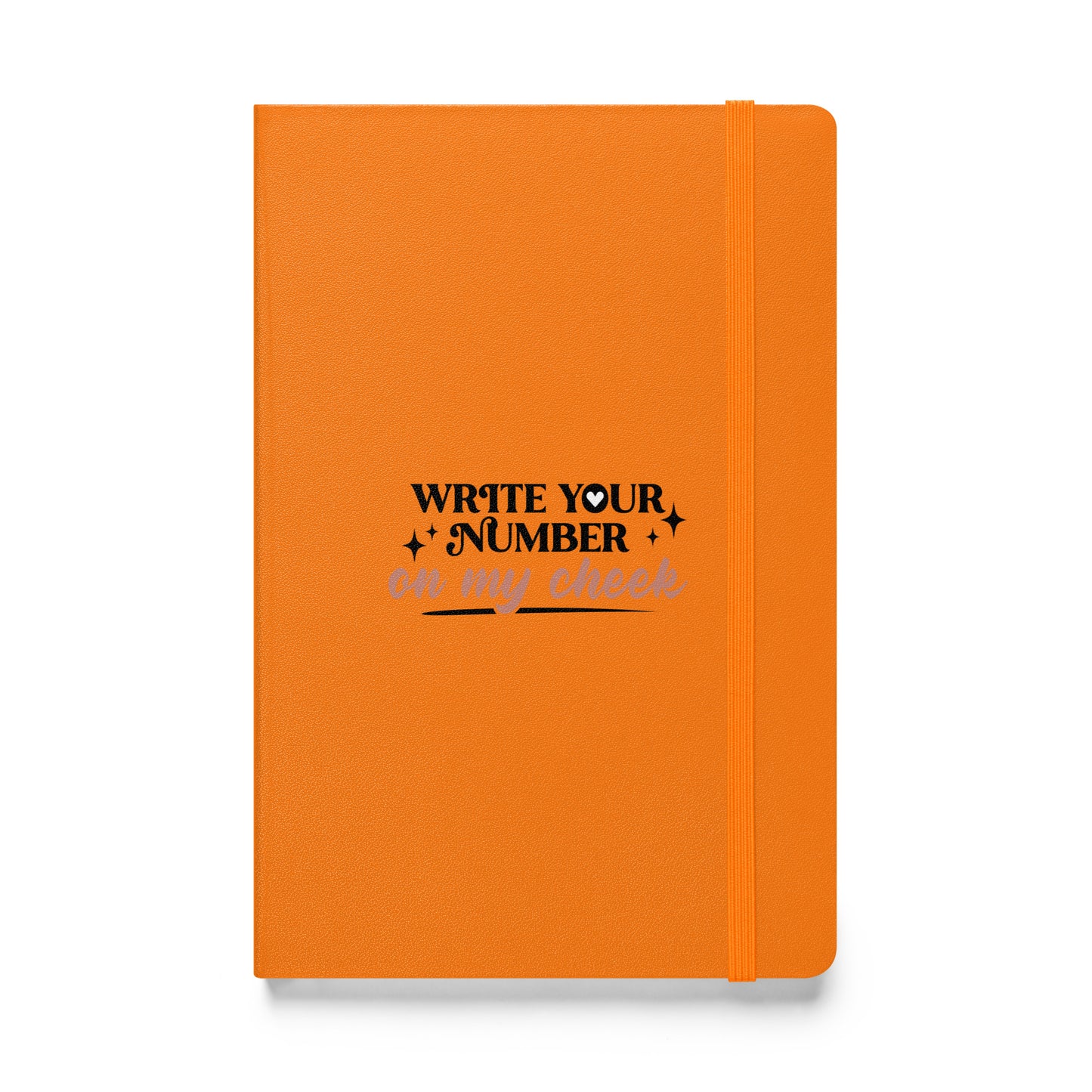 Write Your Number Hardcover bound notebook