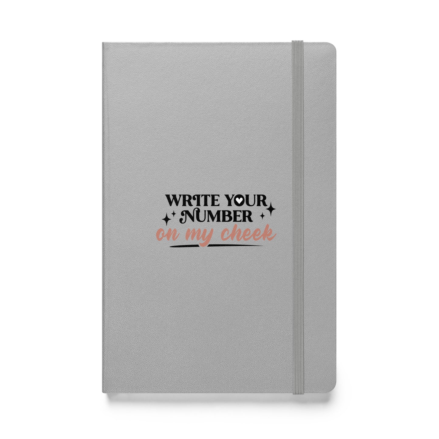 Write Your Number Hardcover bound notebook