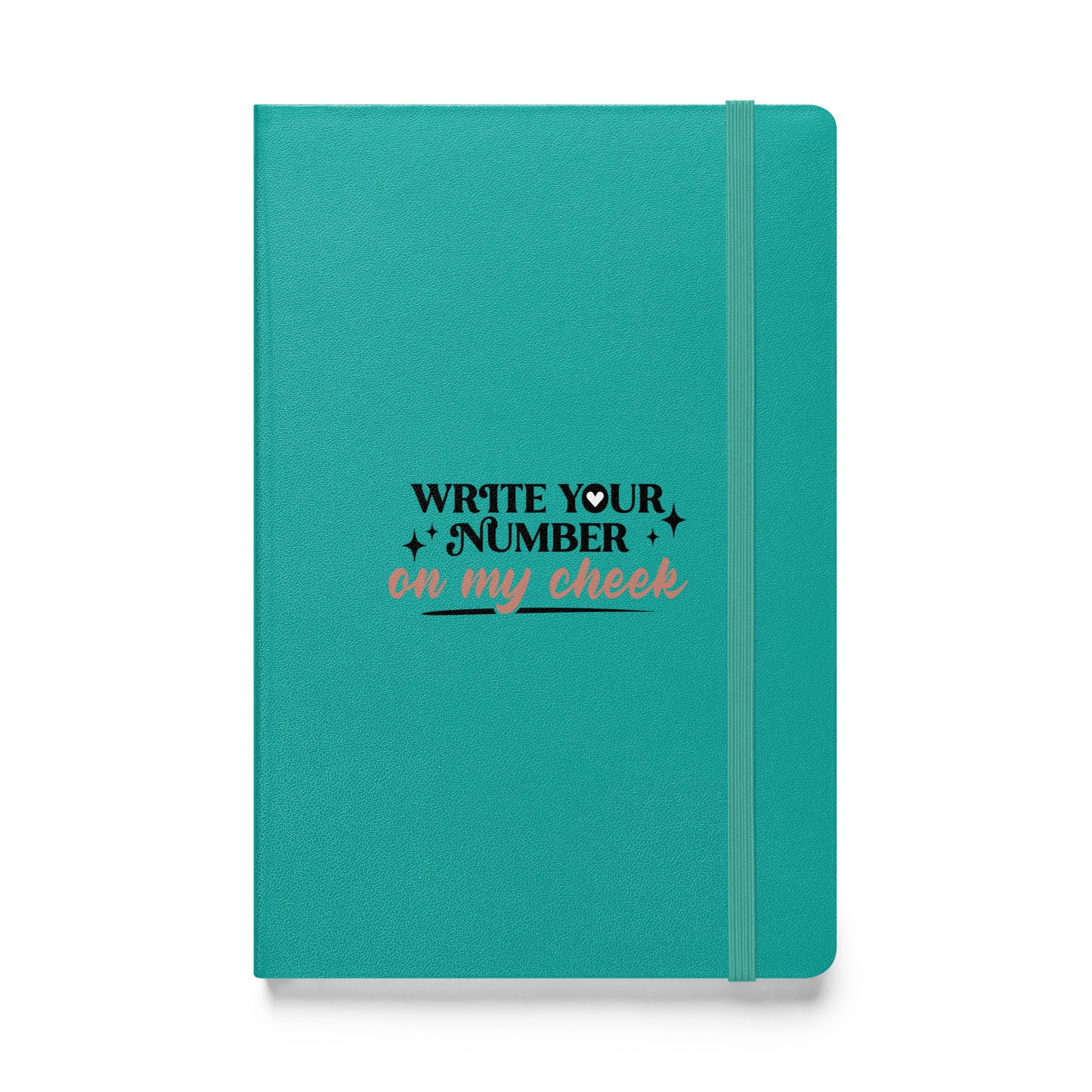 Write Your Number Hardcover bound notebook