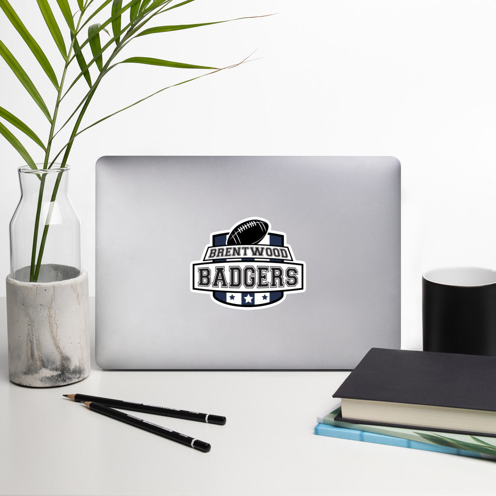 Brentwood Badgers Bubble-free stickers