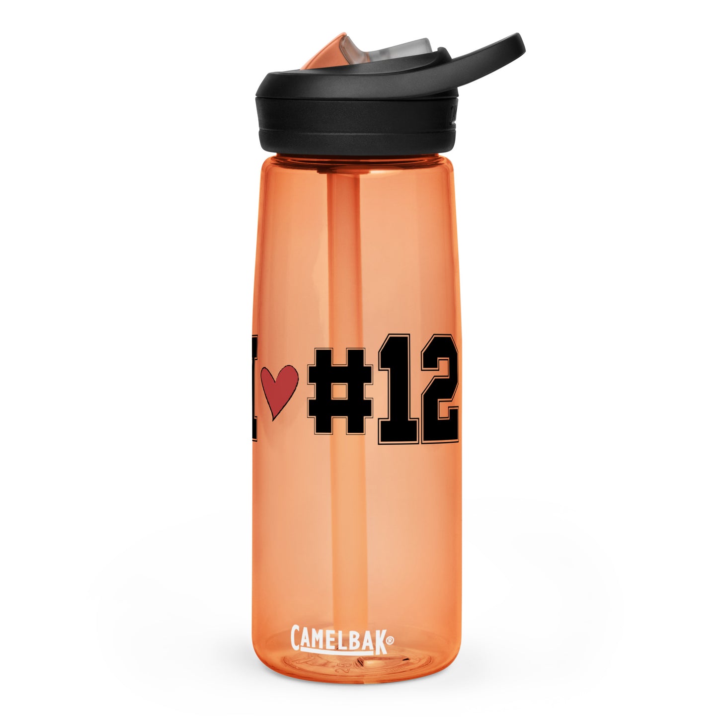 I <3 #12 Sports water bottle