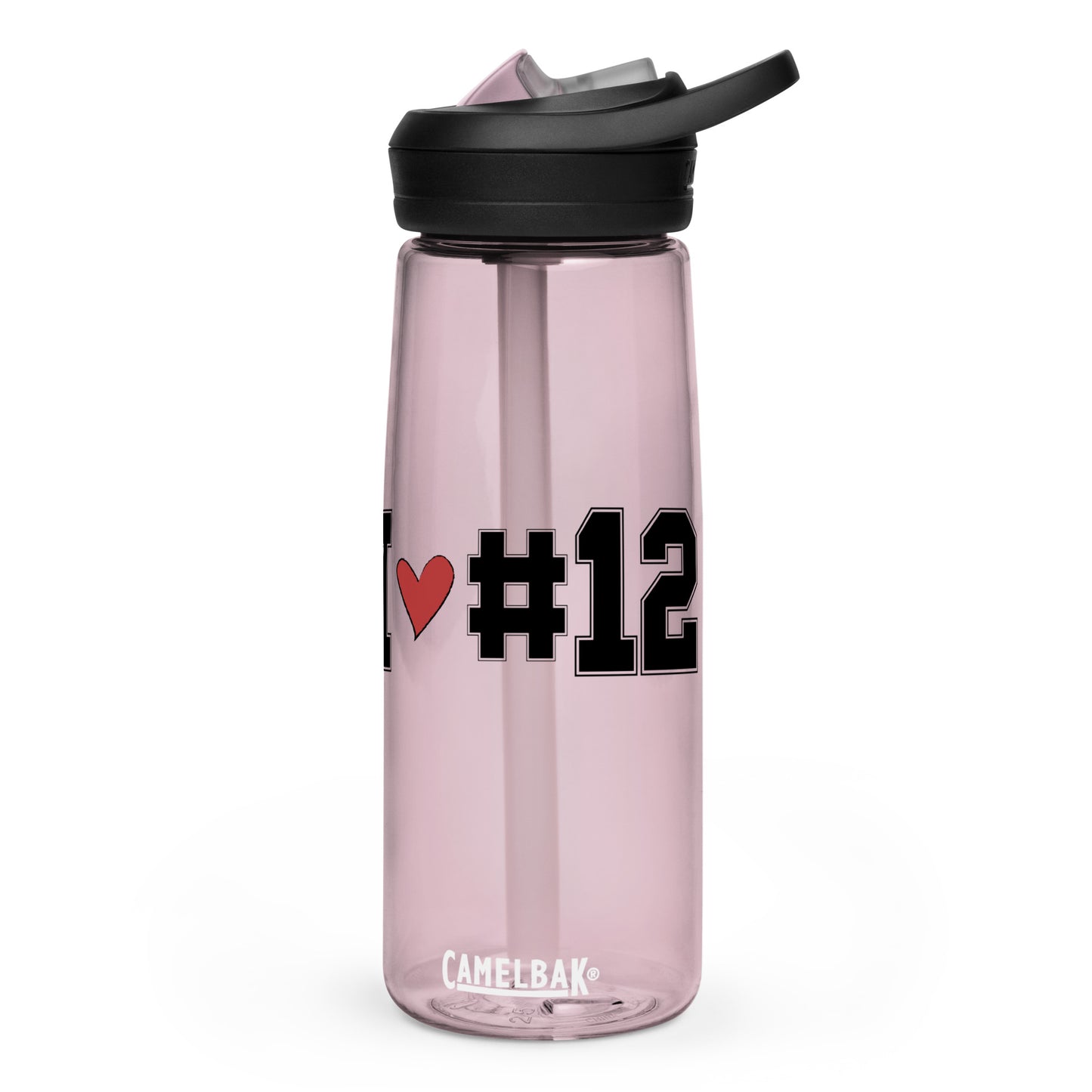 I <3 #12 Sports water bottle