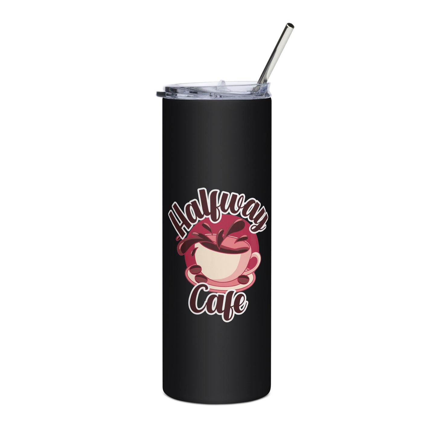 Halfway Cafe Stainless steel tumbler