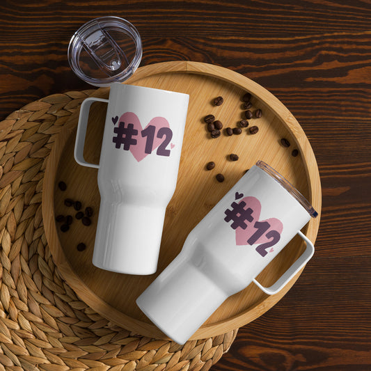 #12 Travel mug with a handle