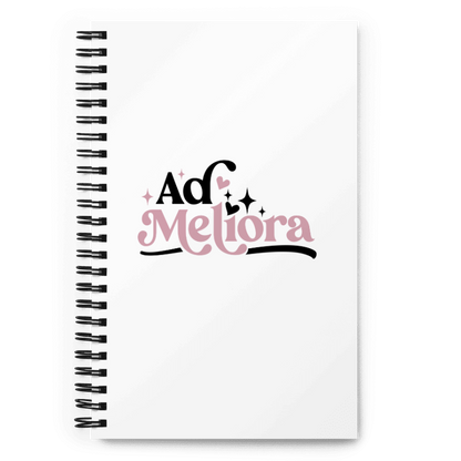 Ad Meliora Spiral notebook