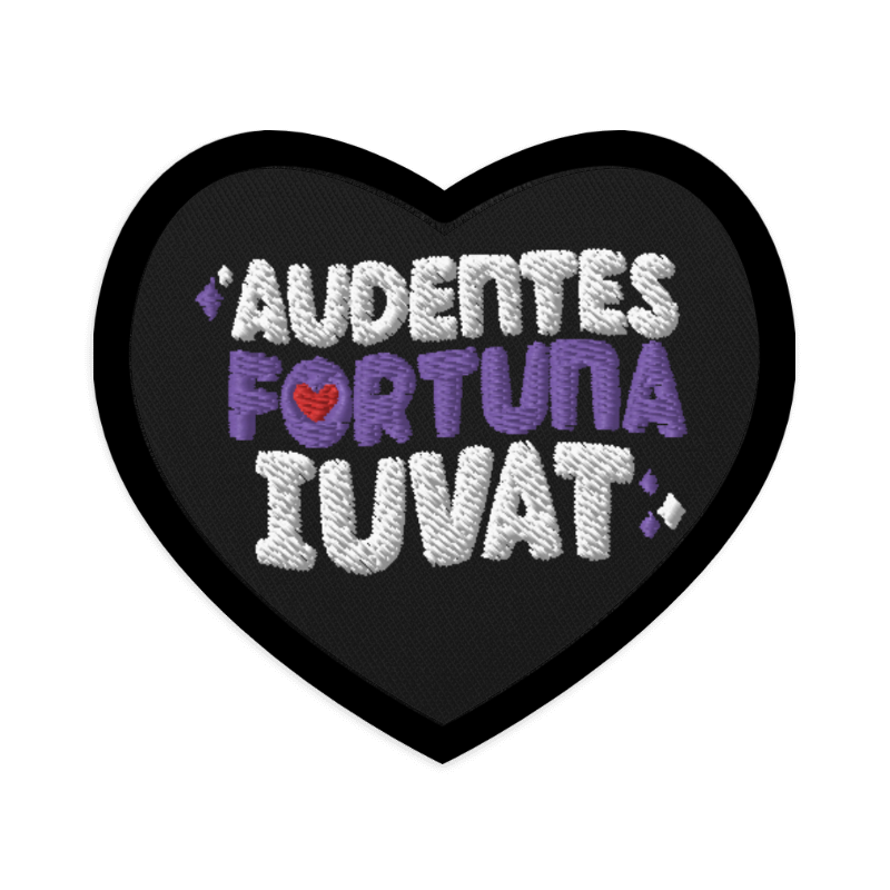 Audentes Fortuna Iuvat Embroidered patch