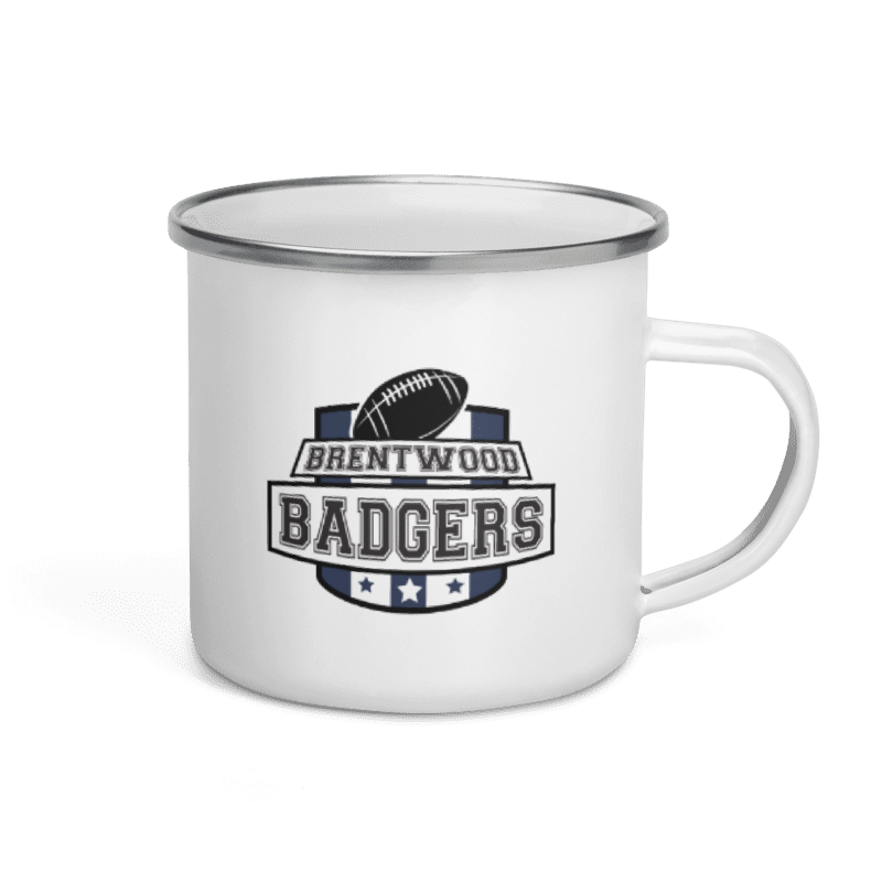 Badgers Enamel Mug