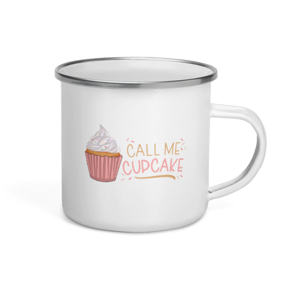 Call Me Cupcake Enamel Mug