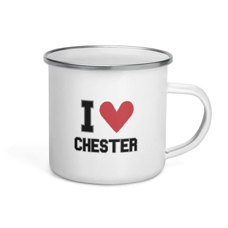 I <3 Chester Enamel Mug