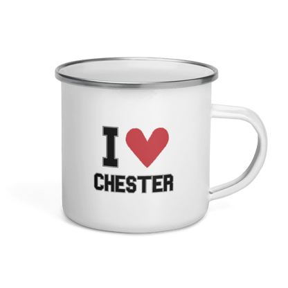 I <3 Chester Enamel Mug