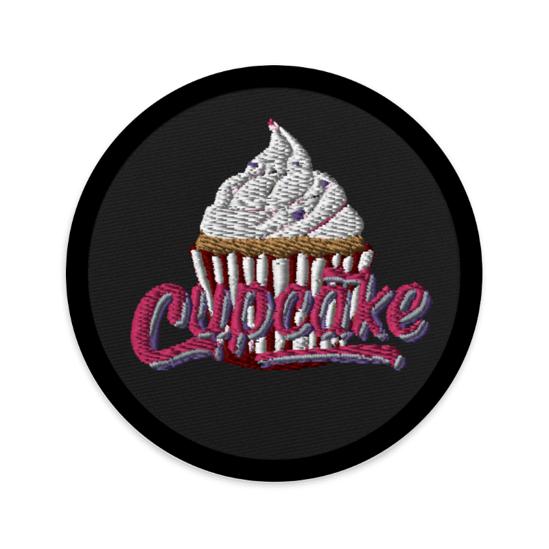 Cupcake Embroidered patch