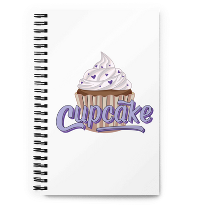 Cupcake Spiral notebook