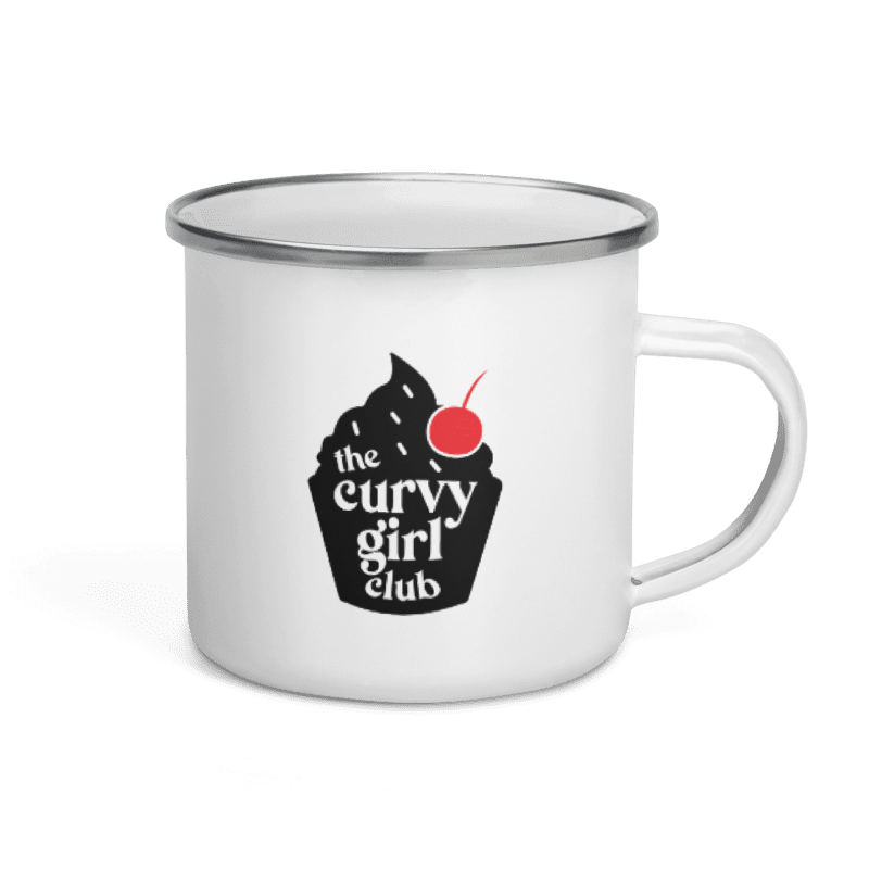 Curvy Girl Club Enamel Mug