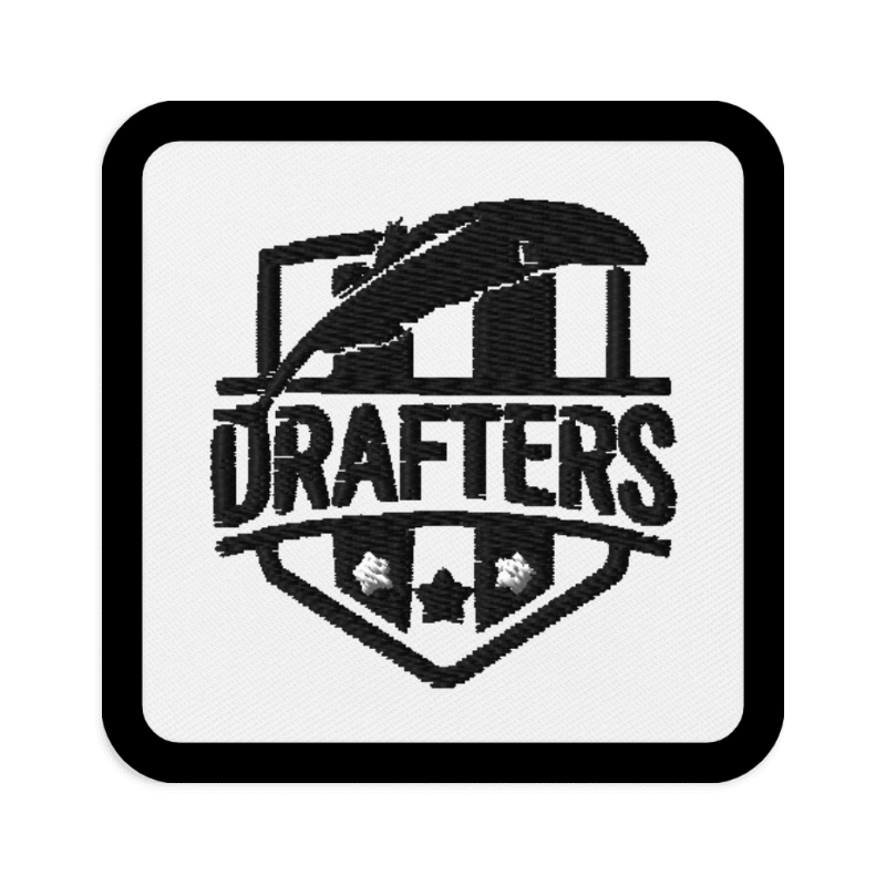 Drafters Embroidered patch