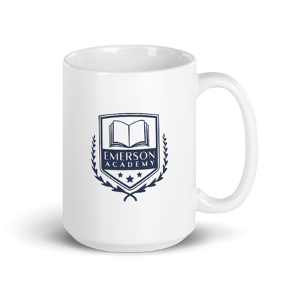 Emerson Academy White glossy mug