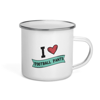 I <3 Football Pants Enamel Mug