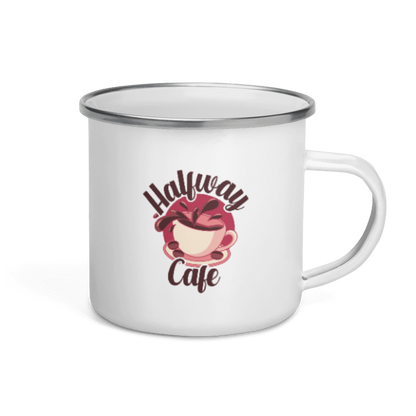 Halfway Cafe Enamel Mug