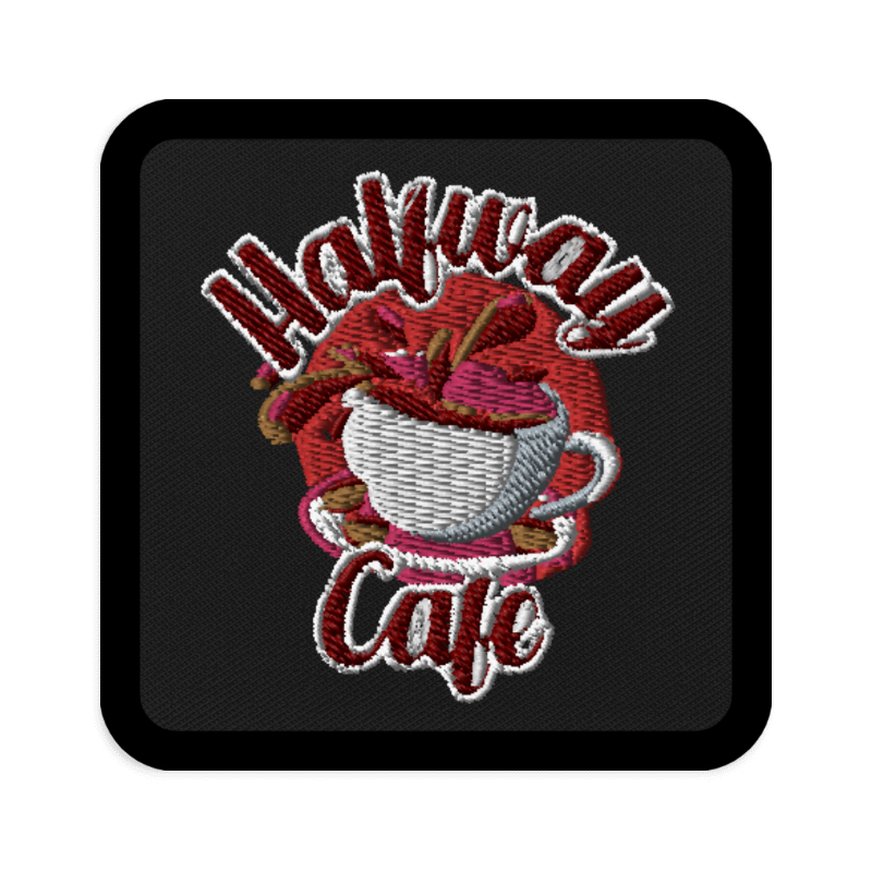 Halfway Cafe Embroidered patch