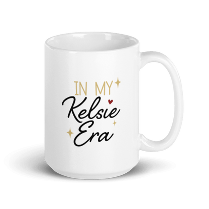 In My Kelsie Era White glossy mug