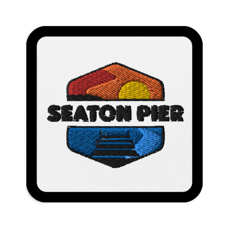 Seaton Pier Embroidered patch