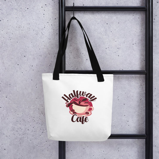 Halfway Cafe Tote bag