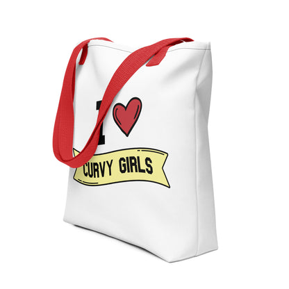 I <3 Curvy Girls Tote bag