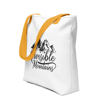 Invisible Mountains Tote bag