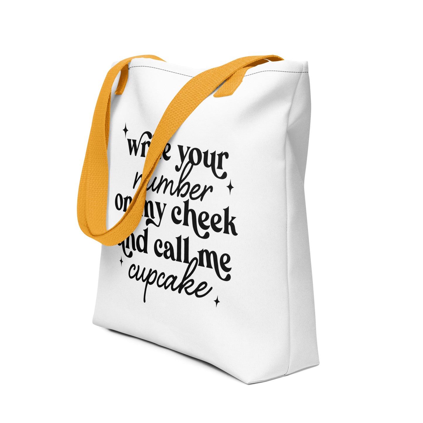 Write Your Number & Call Me Cupcake Tote bag