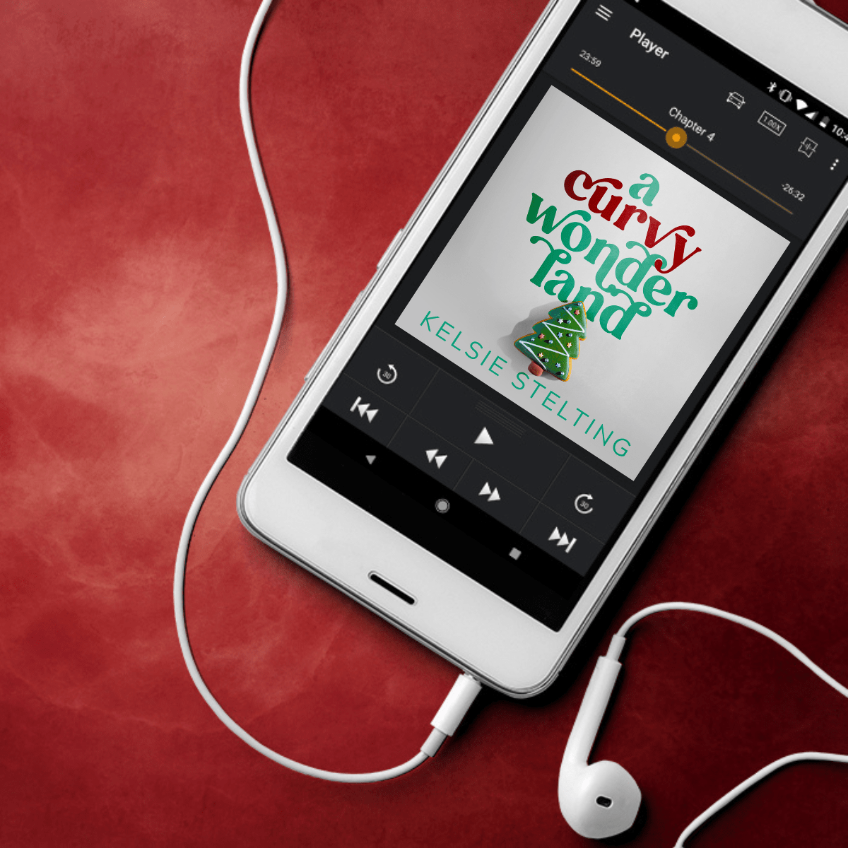 an audiobook copy of a curvy wonderland by Kelsie Stelting