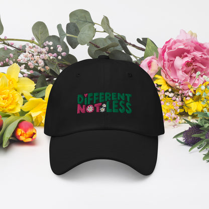 Different Not Less Dad hat