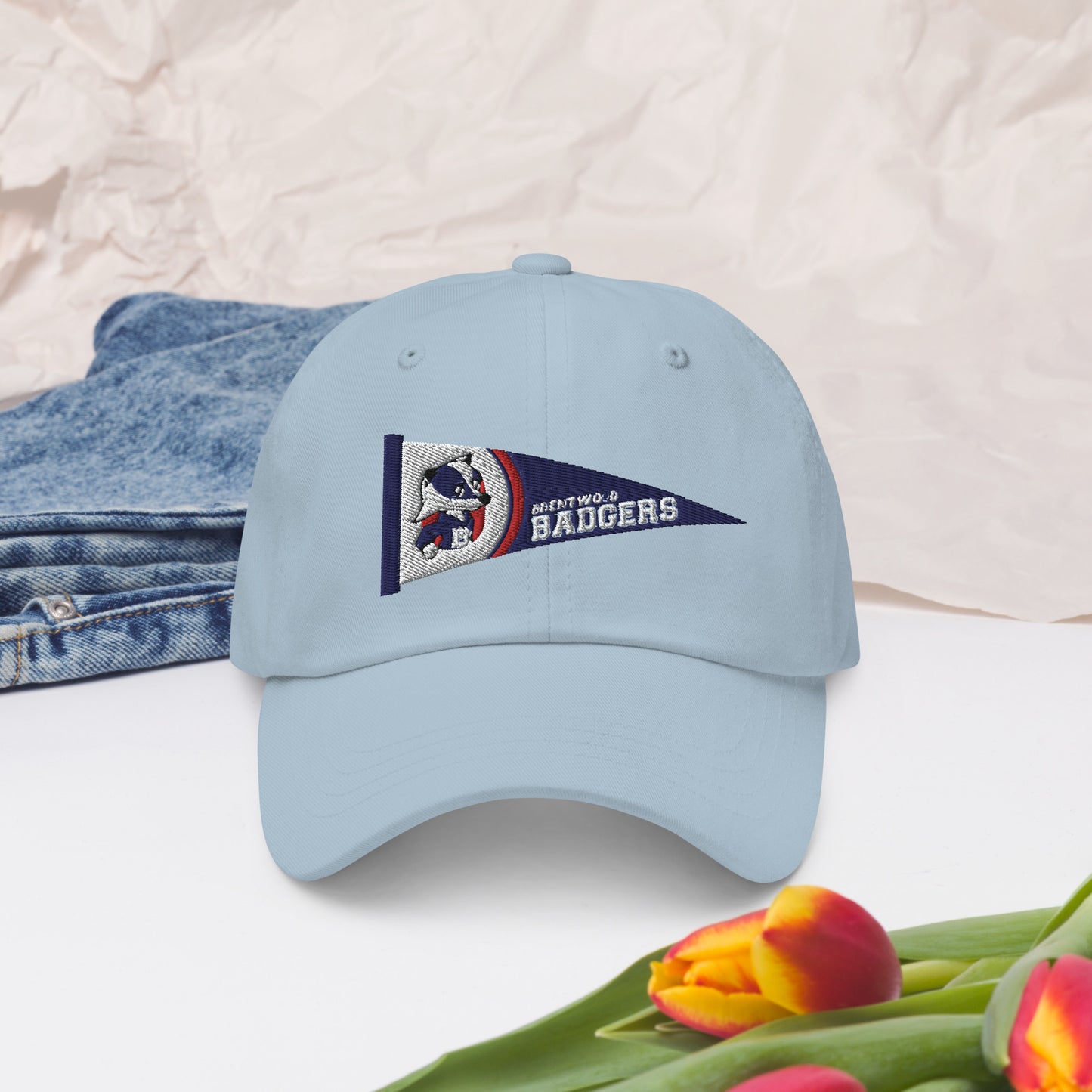 Brentwood Badgers Pennant Dad hat