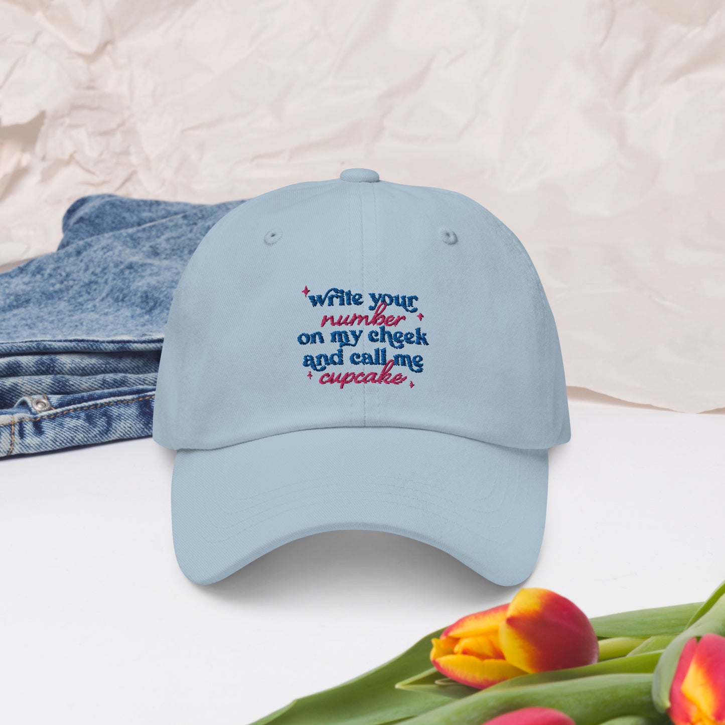 Write Your Number & Call Me Cupcake Dad hat