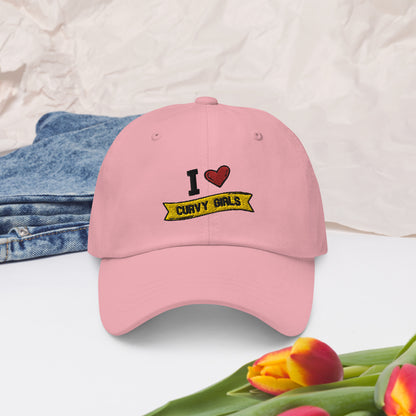 I <3 Curvy Girls Dad hat