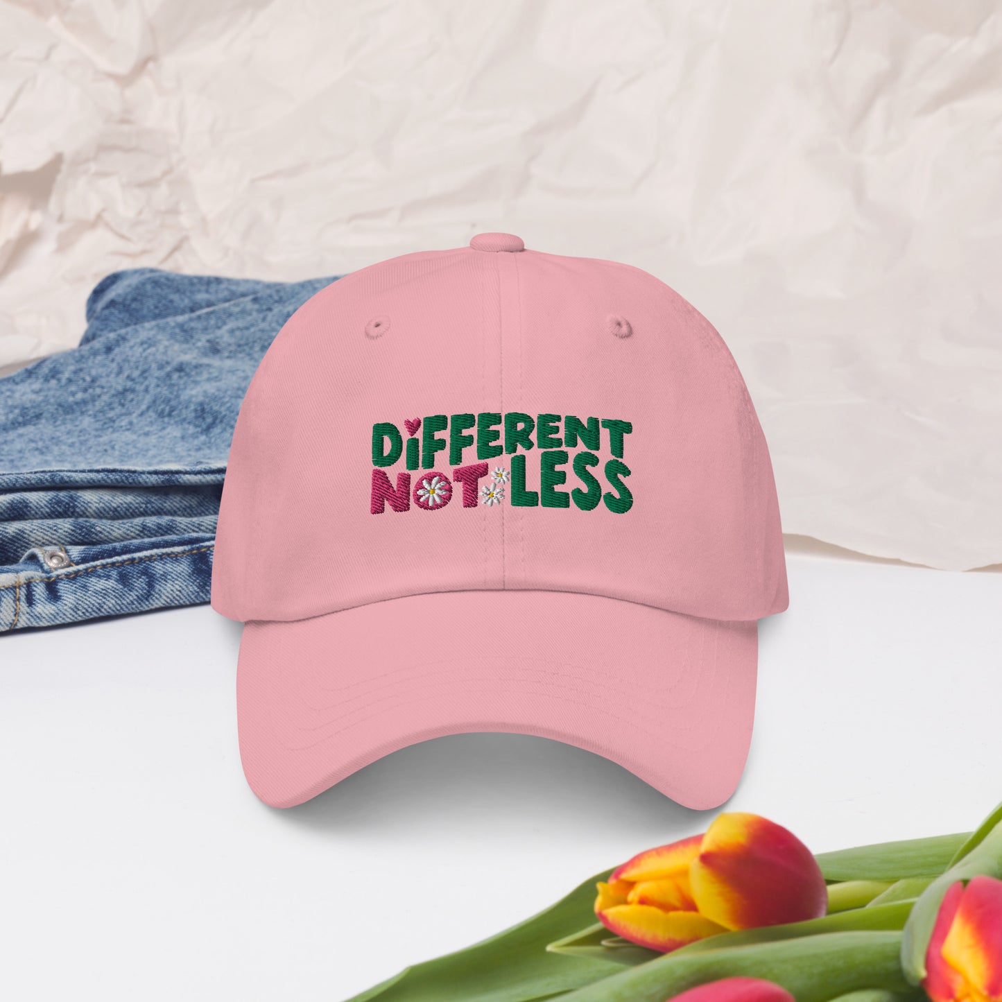 Different Not Less Dad hat