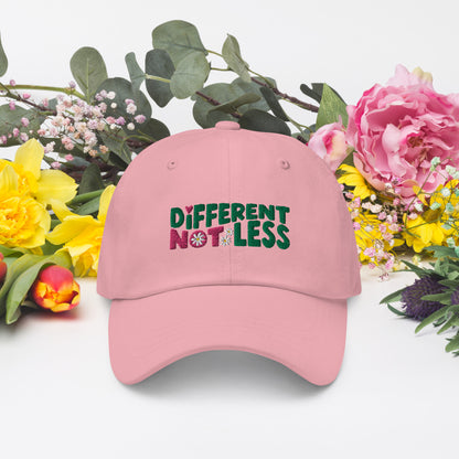 Different Not Less Dad hat