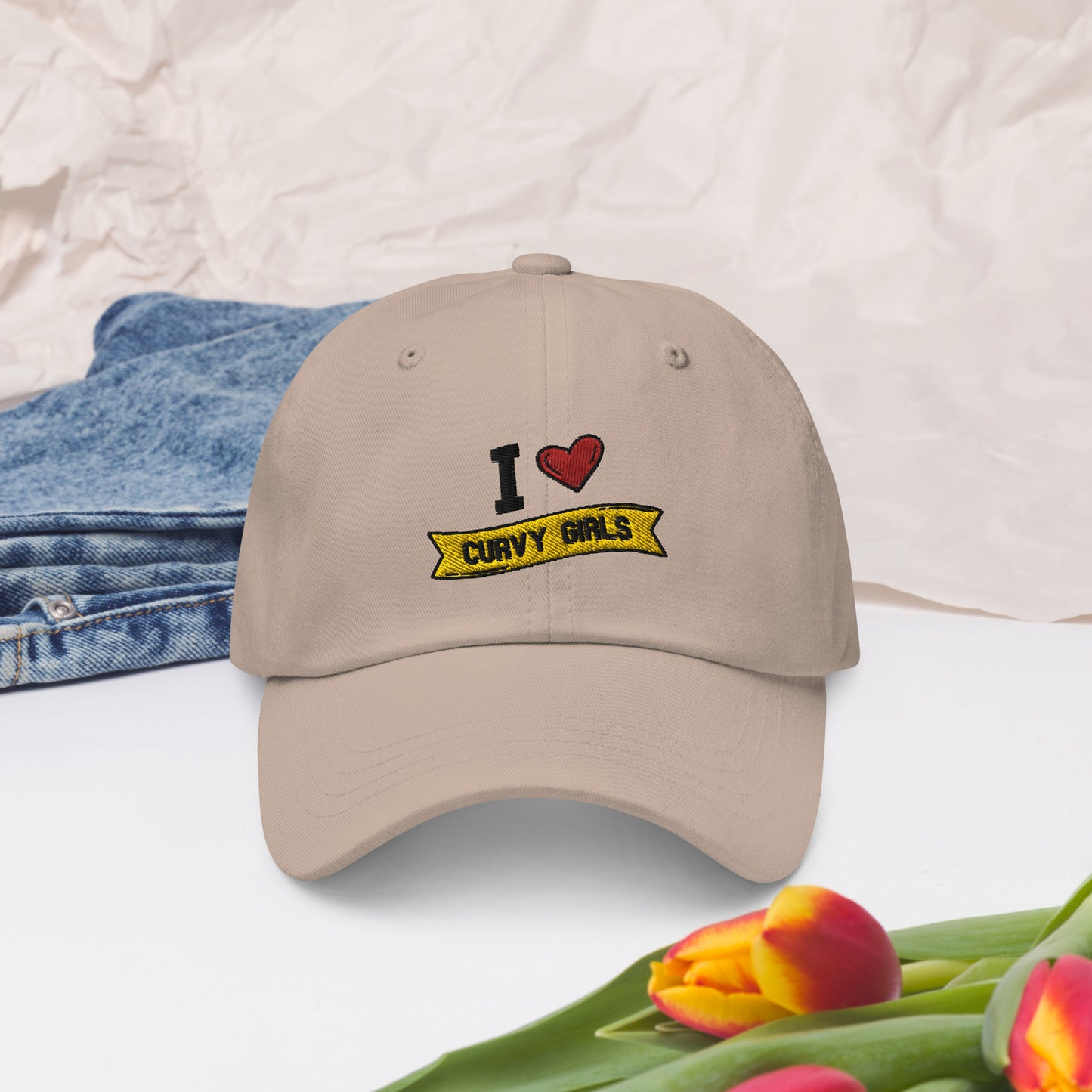 I <3 Curvy Girls Dad hat