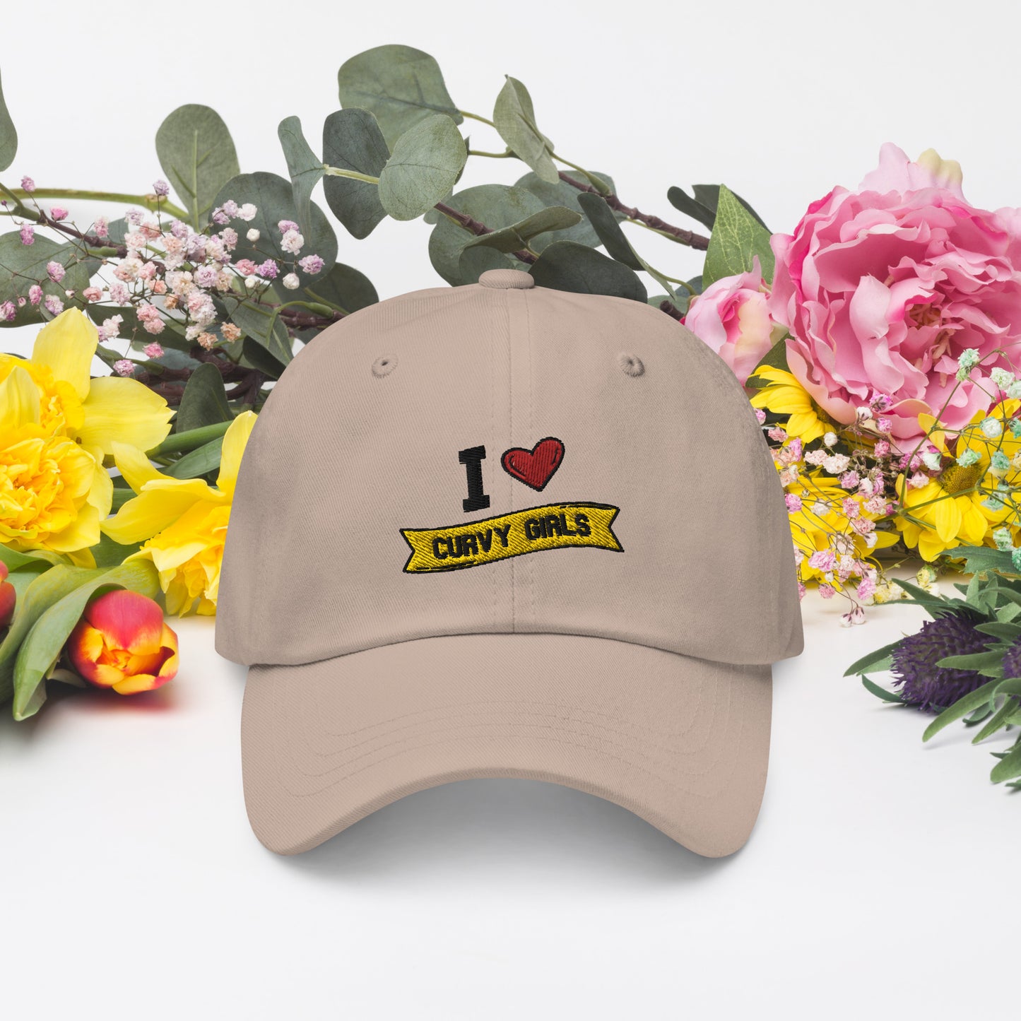 I <3 Curvy Girls Dad hat