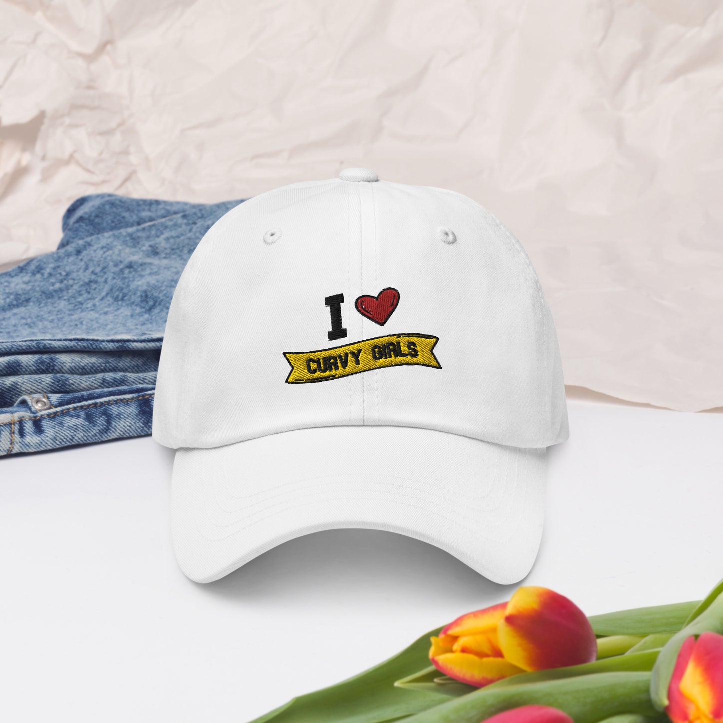 I <3 Curvy Girls Dad hat