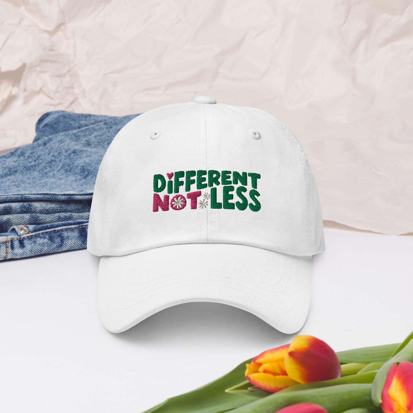 Different Not Less Dad hat