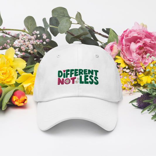 Different Not Less Dad hat