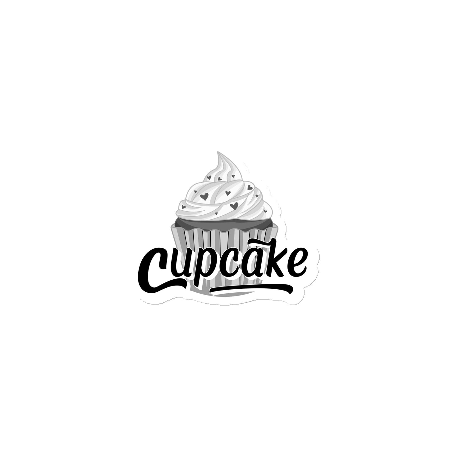A Cupcake Magnet with Cupcake written across it 