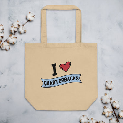 I <3 Quarterbacks Eco Tote Bag